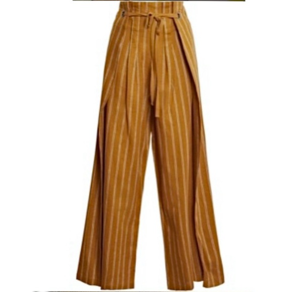 BCBGMaxAzria Pants - BCBGMAXAZRIA Linen Blend Pants